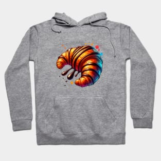 Croissant Choco French Butter Art Yummy Kawaii Hoodie